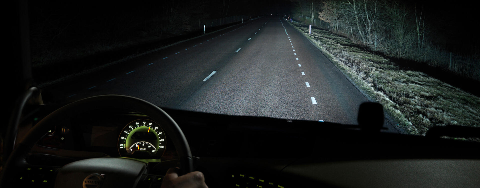 Nachtmodus maakt rijden in het donker prettiger en veiliger