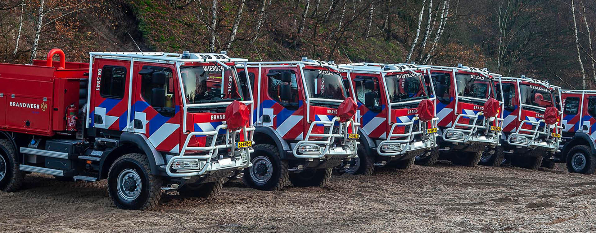 Brandweer Twente zet Renault Trucks in bij blussen natuurbranden