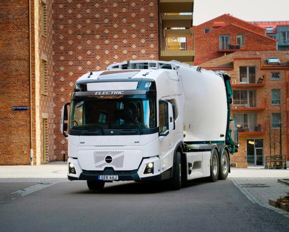 Volvo FM Low Entry elektrische vuilniswagen Volvo FM Low Entry elektrische vuilniswagen